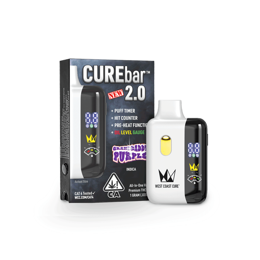 Granddaddy Purple - 1G AIO CUREbar 2.0