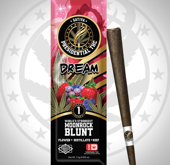 PRESIDENTIAL THC DREAM MOONROCK BLUNT 1.5G