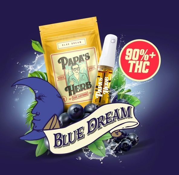 Papa's Herb - Vape Cart - 1g - Blue Dream