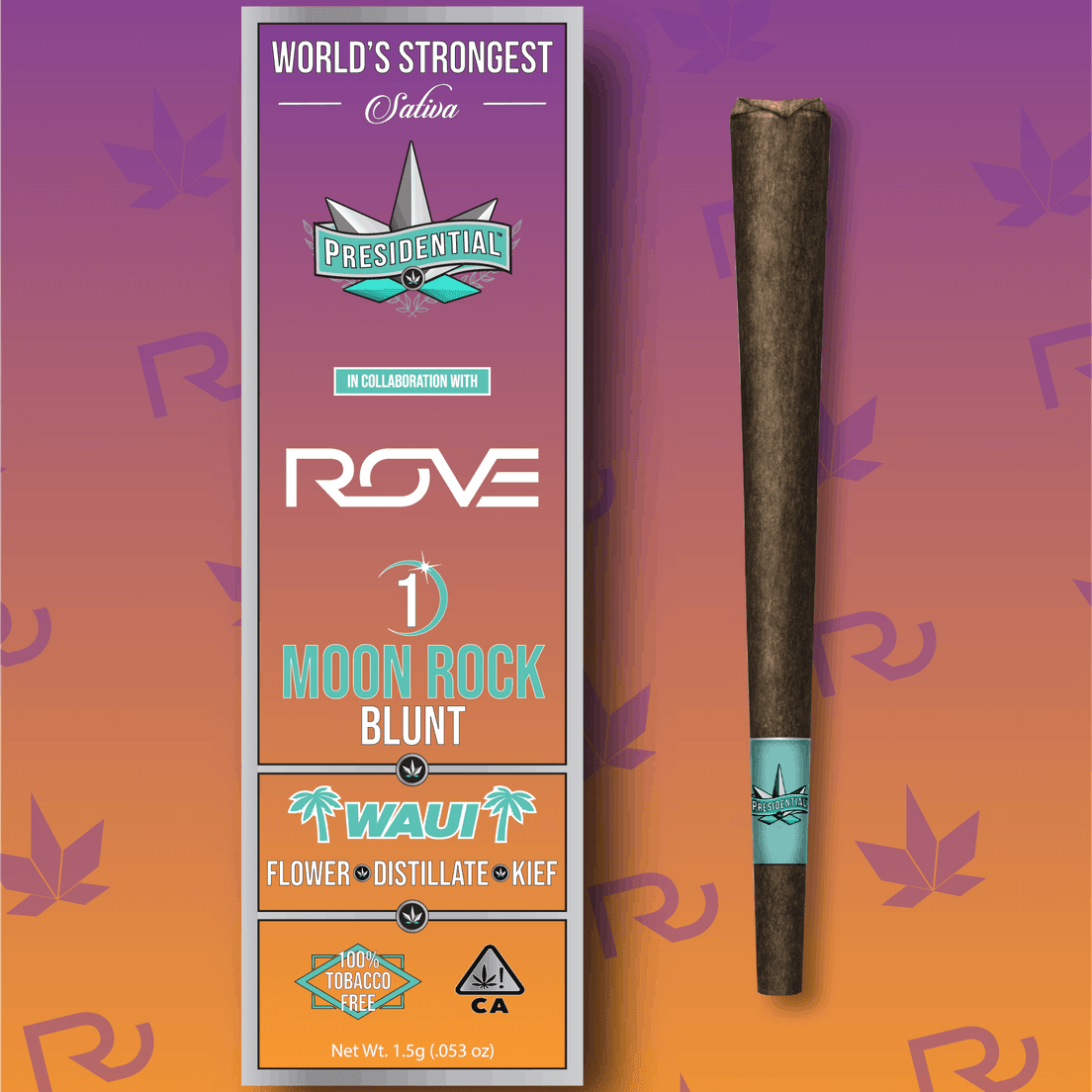 Presidential Moon Rock Blunt Waui $20