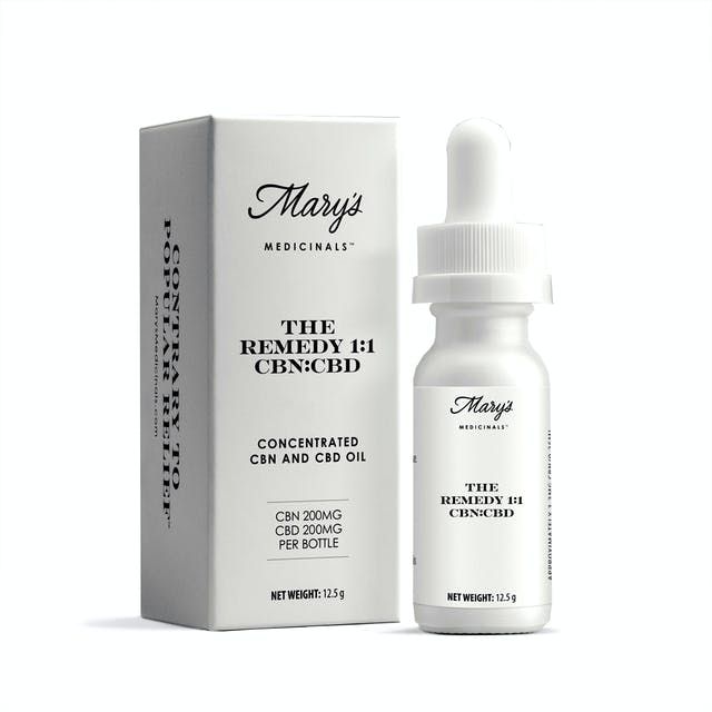 200mg The Remedy CBN:CBD 1:1 Tincture - MARYS MEDICINALS