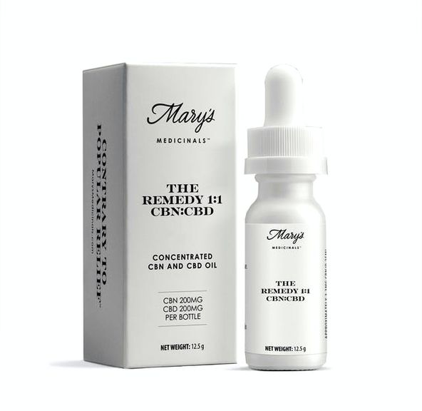 200mg The Remedy CBN:CBD 1:1 Tincture - MARYS MEDICINALS