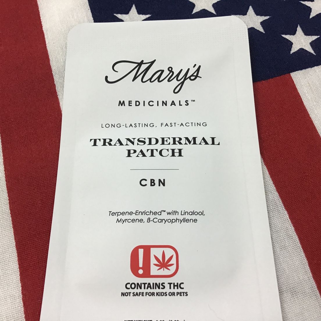 Mary’s medicinals CBN transdermal patch