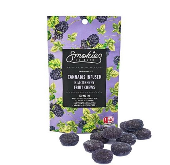 100MG FRUIT CHEWS - SOUR BLACKBERRY