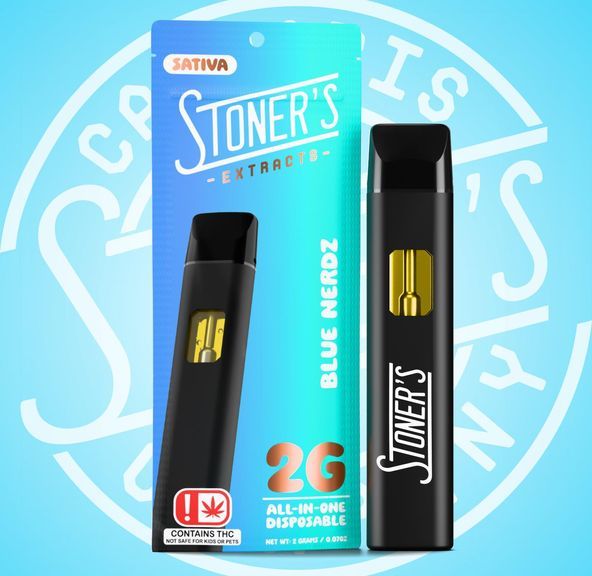 Stoner's Extracts - Disposable - Blue Nerdz 2g