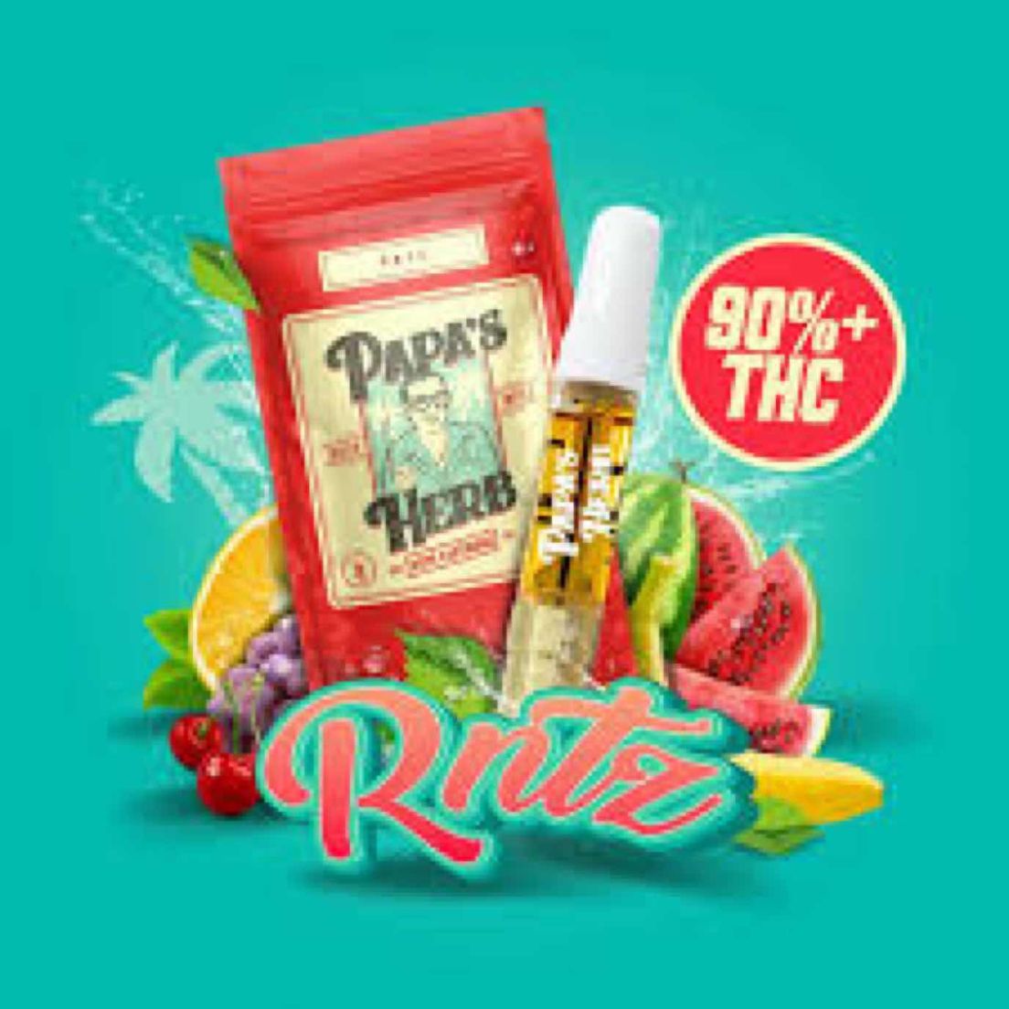 Papa's Herb - Runtz Vape Cartridge 1g