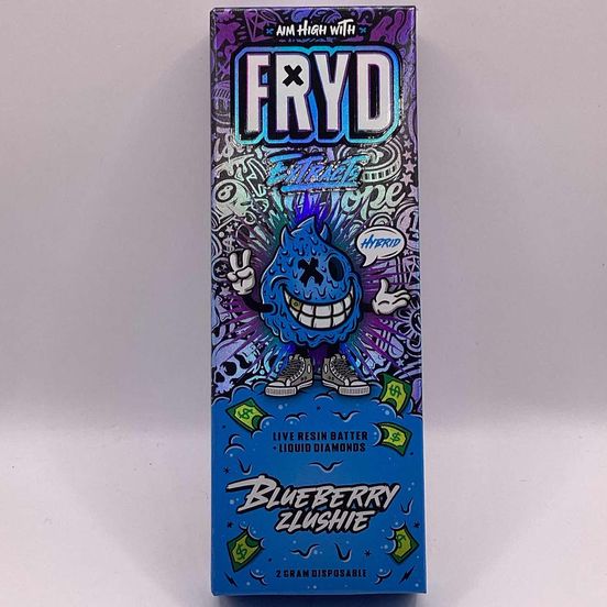 Fryd - Disposable - Blueberry Zlushie - 2G at Goodies | Sweede