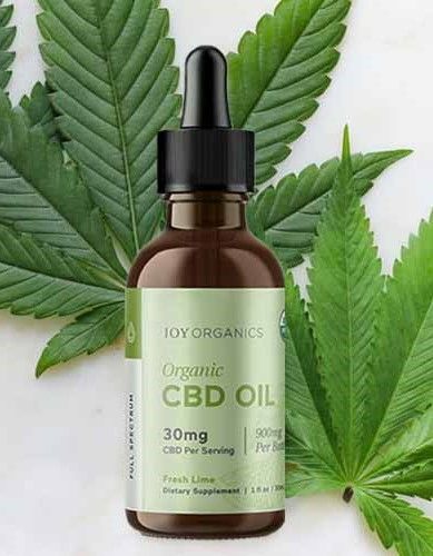 Joy Organics - Fresh Lime CBD Tincture - Full Spectrum 30mg