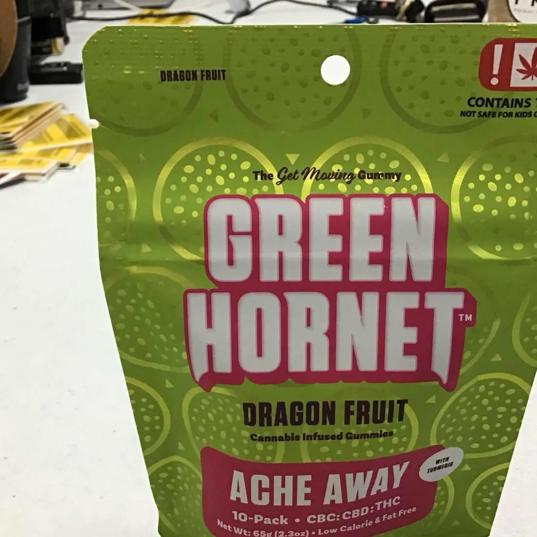 Ache Away Dragon Fruit Green Hornet Gummy 100mg