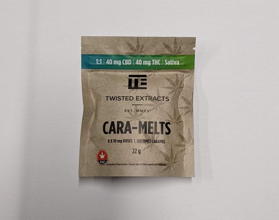 Twisted Extracts Cara-Melts 1:1 THC/ CBD Sativa