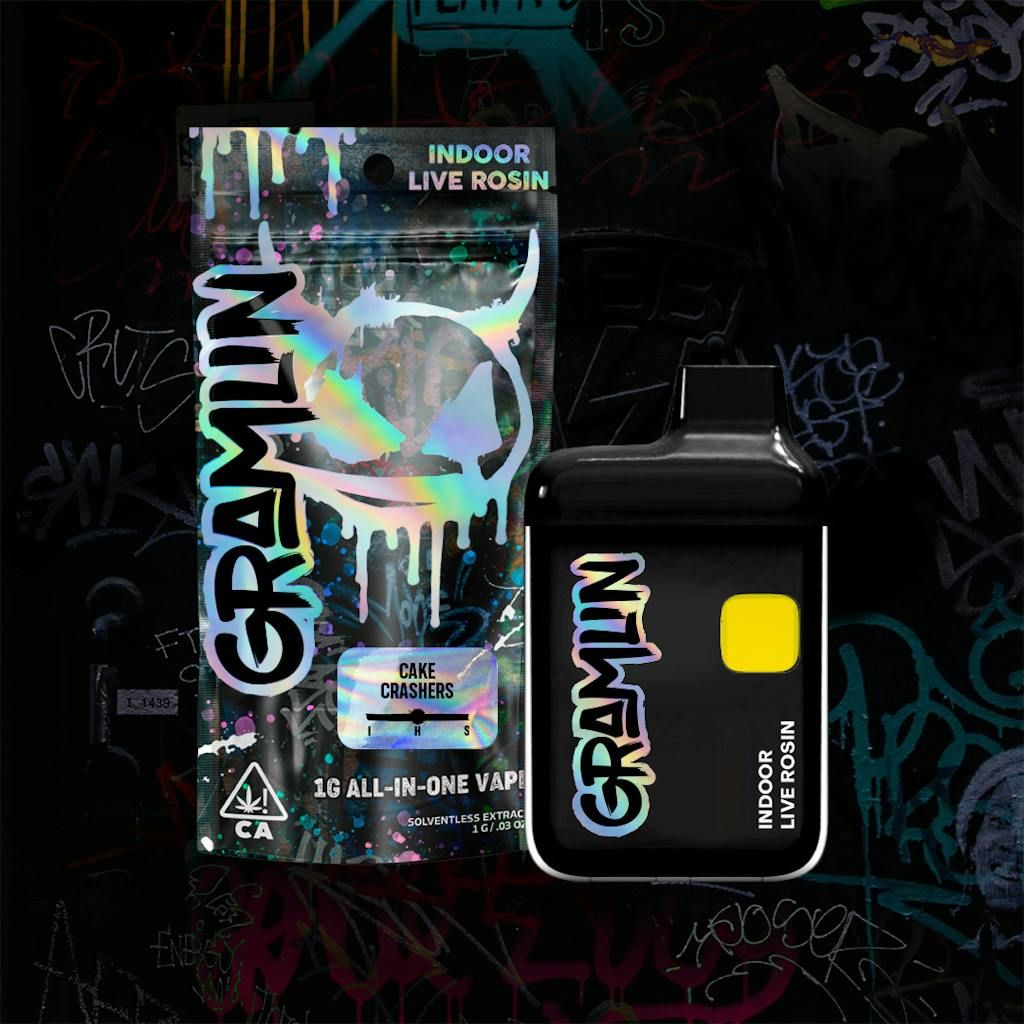 Gramlin - Cake Crashers Live Rosin All In One Vape 1g