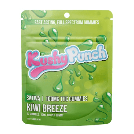 Sativa Kiwi Breeze Individual Gummies 100mg