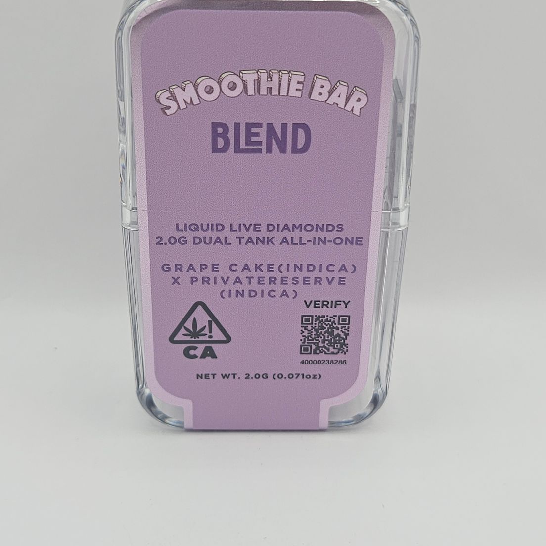 Smoothie Bar - Disposable - Grape Cake x Privatereserve - 2G