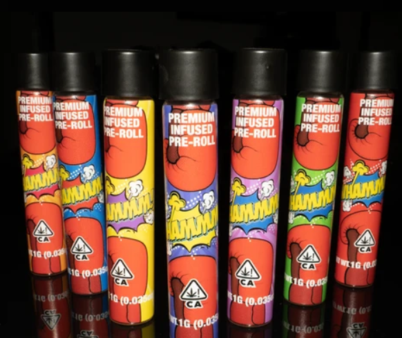 D. Whammm! 1g Infused Pre Roll - LA Kush Cake (I)