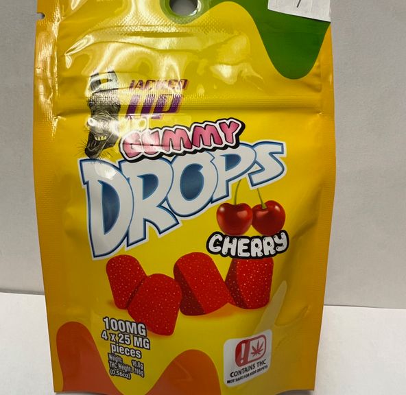 Cherry Gummy Drop 100mg Jacked Up
