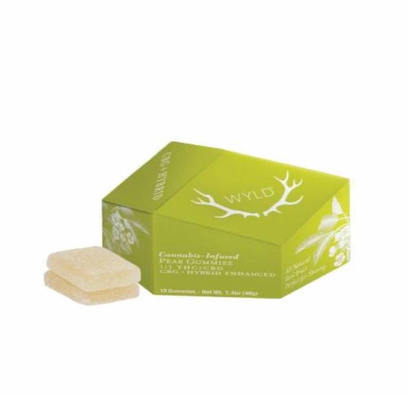 Wyld Edibles - Pear 1:1 THC/CBG Gummies 300mg