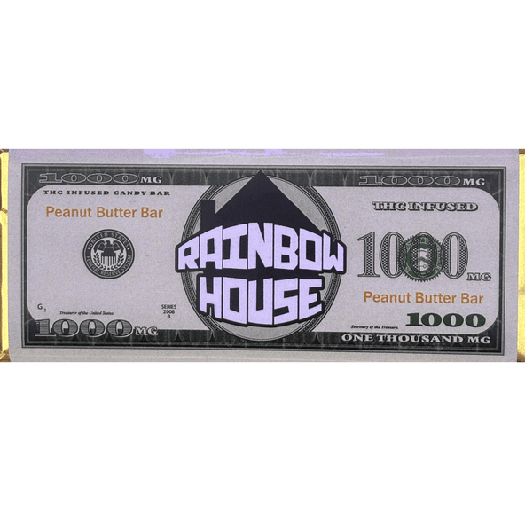 # Rainbow House Peanut Butter Bar 1000mg