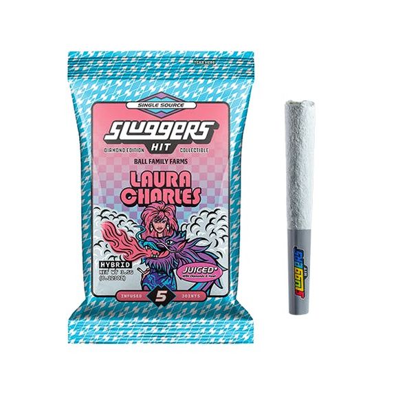 Sluggers Laura Charles .7g Diamond Infused Preroll 5pk 53.3%