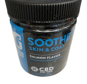 Green Gruff Chews | SOOTHE SKIN $ COAT | 2.5MG CBD | $44.95/JAR