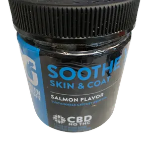 Green Gruff Chews | SOOTHE SKIN $ COAT | 2.5MG CBD | $44.95/JAR