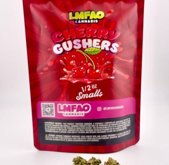 Deal! $59 1/2 oz. Cherry Gushers (26.58%/Hybrid) - LMFAO Cannabis *Disclaimer