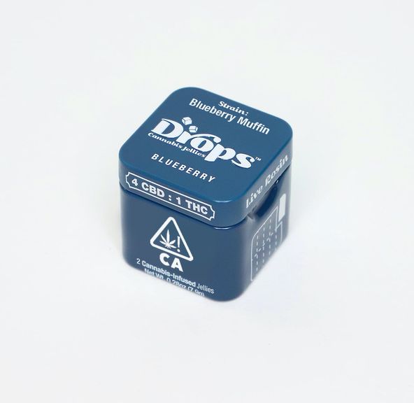 Drops – Blueberry 2-Piece (4:1 CBD:THC) (250mg:50mg)