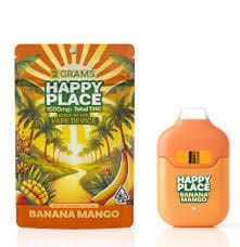 HAPPY PLACE - BANANA MANGO - AIO VAPE - 2G - HYBRID
