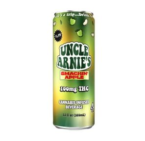Uncle Arnie's Canned Beverage Smacking Apple 100mg