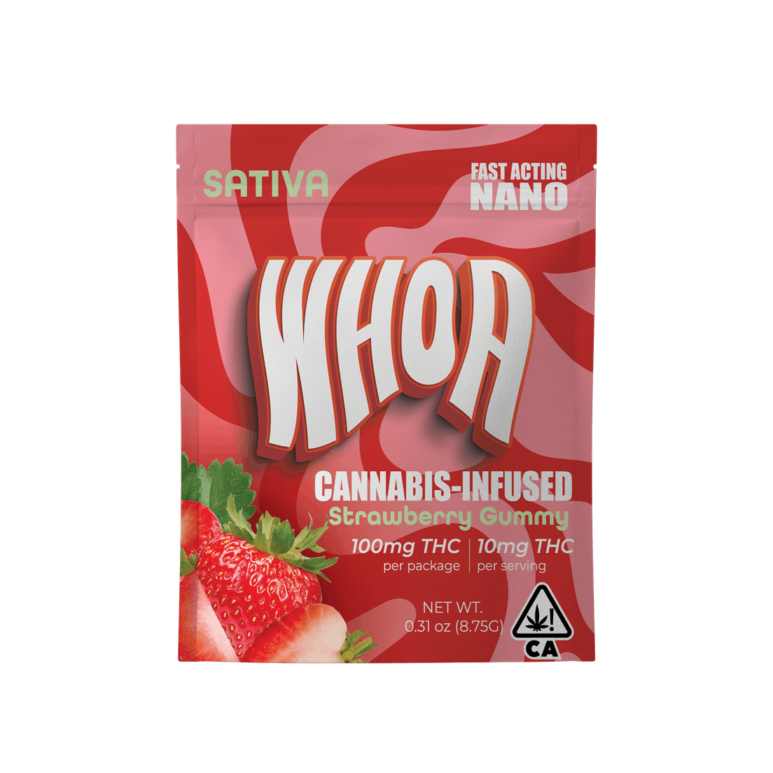 Whoa- STRAWBERRY GUMMIES 100MG