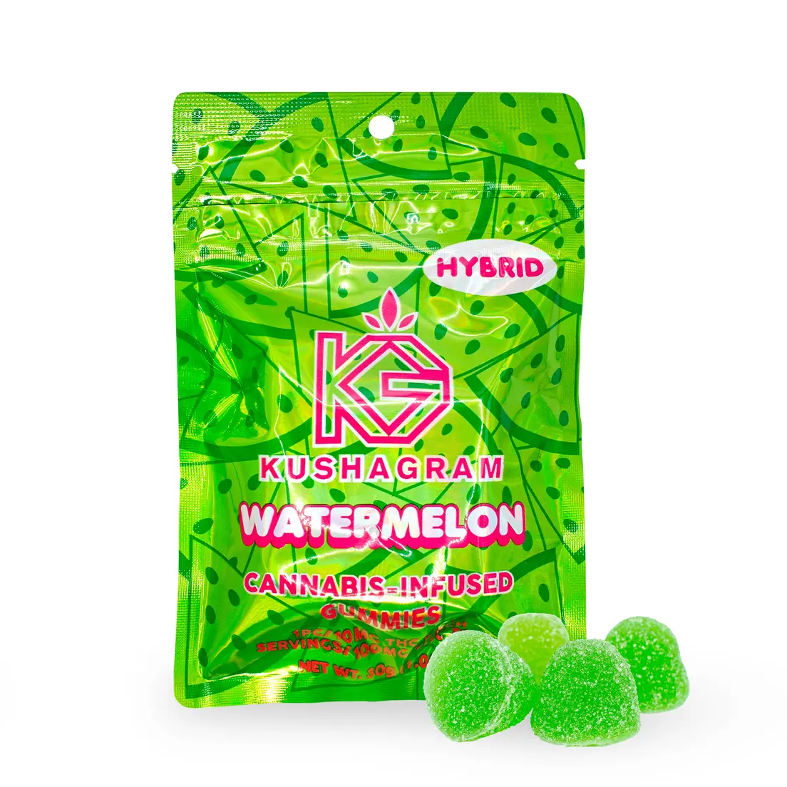 100mg Watermelon Gummies 30.00 g