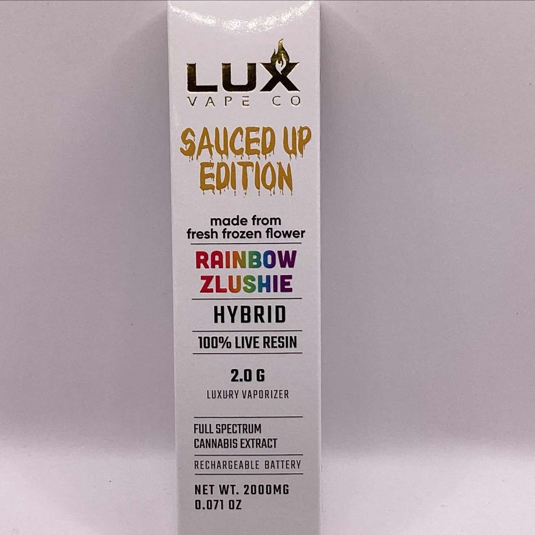 Lux - Disposable - Rainbow Zlushie - 2G