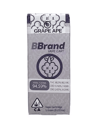 BBrand - Grape Ape - Cartridge - 1g - Indica