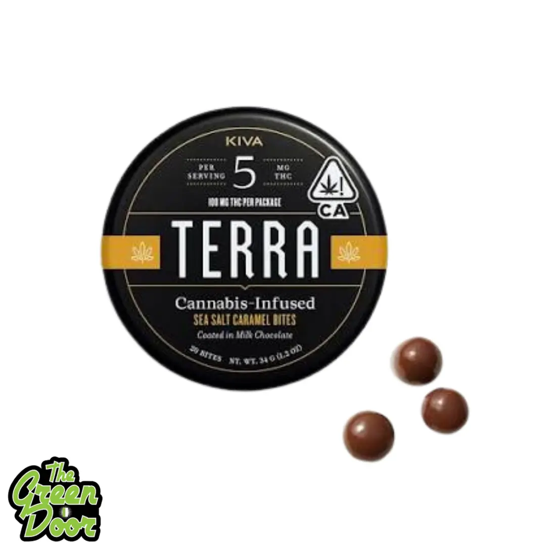 Terra Bites - Milk Chocolates Salted Caramel - Edible - 100mg