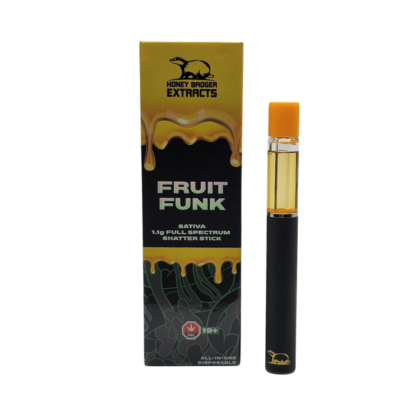 Fruit Funk - 1.1G Disposable Shatter Pen by Honey Badger