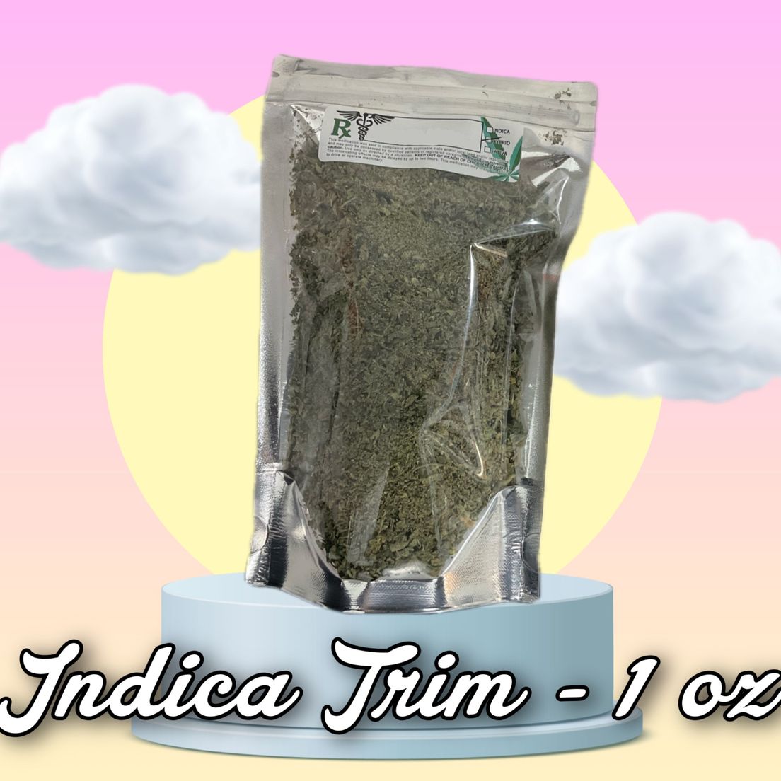 Indica Trim - 1 oz