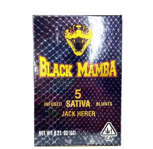 BLACK MAMBA - Jack Herer - 5pk x 1.2g = 6g, INFUSED BLUNTS!