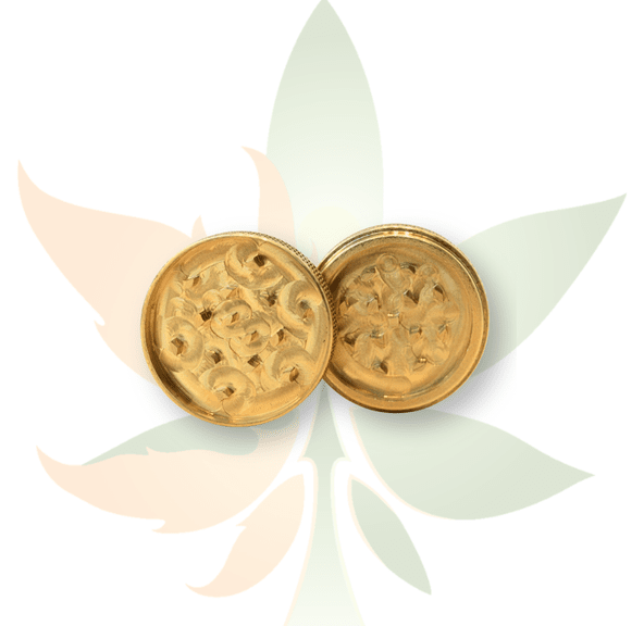 Brass - 1.5" 2 Piece Grinder - GR64