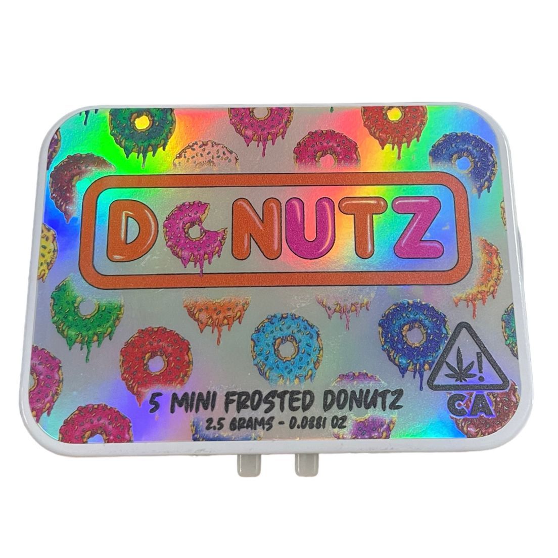 D. Donutz 5 x .5g Rosin Infused THCa Frosted Pre Rolls (H)