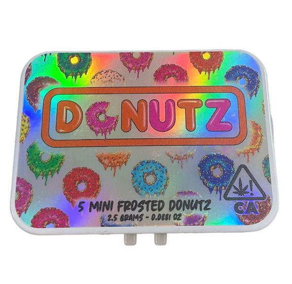 D. Donutz 5 x .5g Rosin Infused THCa Frosted Pre Rolls (H)