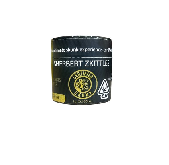 Certified Skunk - Sherbert Zkittles 1g