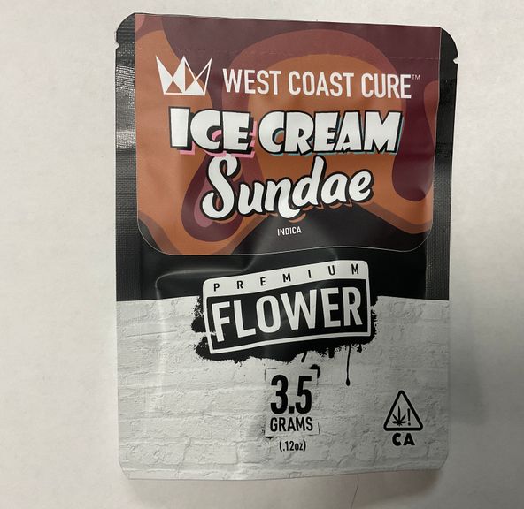 West Coast Cure - Ice Cream Sundae - 3.5g Premium Flower 3.5g