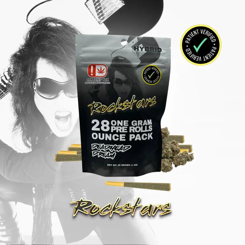 ROCKSTARS DEADHEAD DREAM 28 PACK PREROLLS 28G