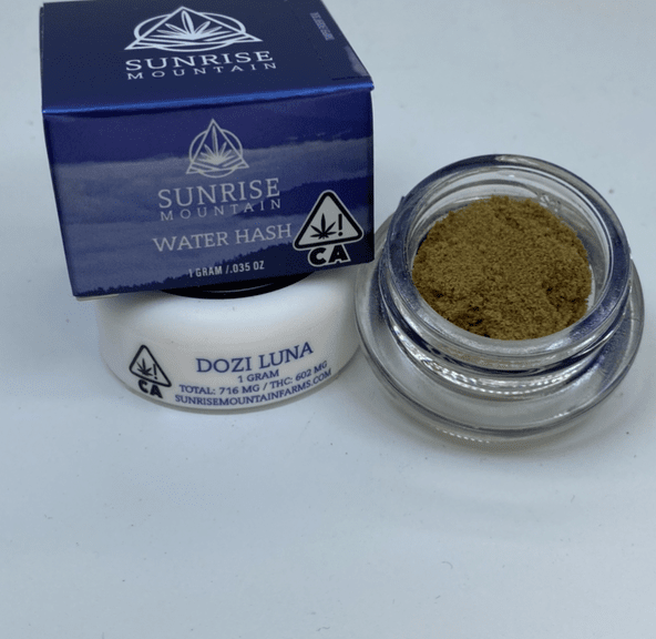 Dozi Luna - 1g Water Hash (THC 60%) by Sunrise Mountain