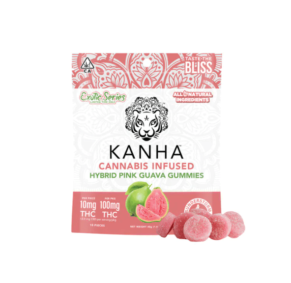 Hybrid Pink Guava Gummies 100mg - Exotic Series