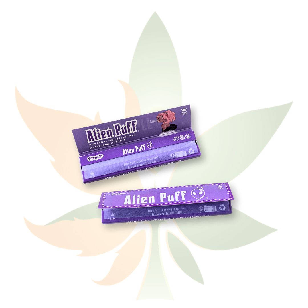 Alien Puff - King Size - Purple Rolling Papers