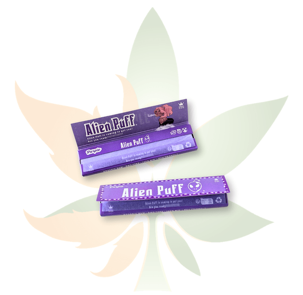 Alien Puff - King Size - Purple Rolling Papers