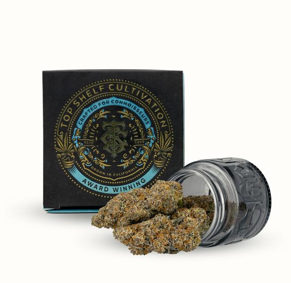 Top Shelf Cultivation - Peanut Butter Breath - 3.5g Flower