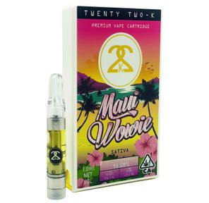 22K | Vape Cart | 1g | Distillate | Maui Wowie