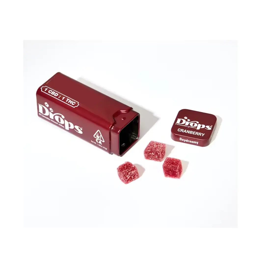 Drops 20pk Cranberry Gummies 100mg CBD / 100mg THC