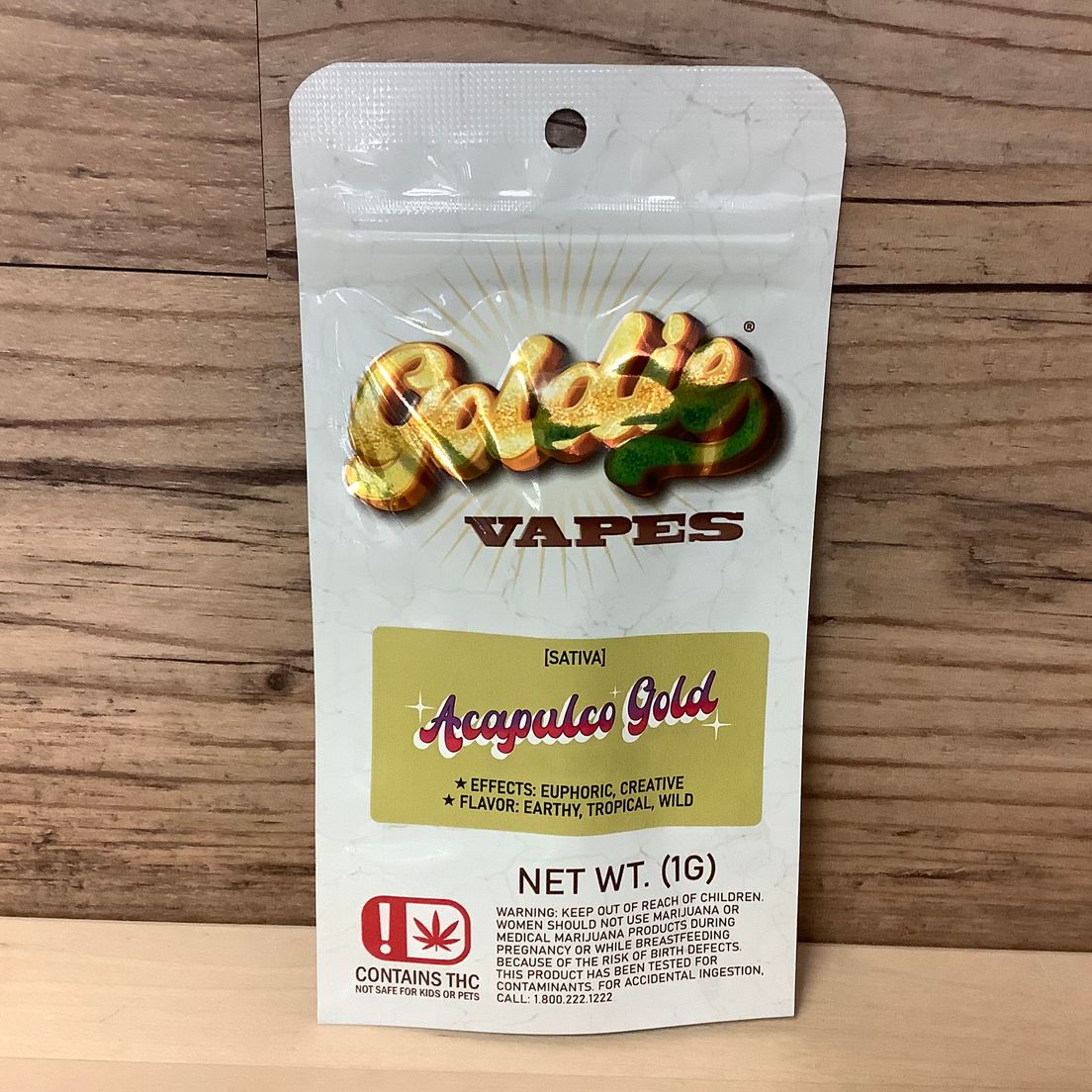Acapulco Gold 1G Cart- Goldie Vapes - Sativa